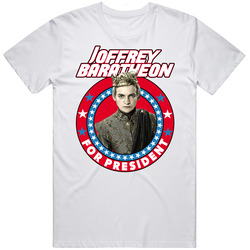 Joffrey Baratheon Game Of Thrones For President Tv Show Villain Fan Mens Cotton Tee T Shirt