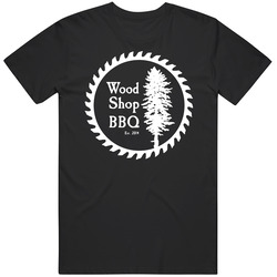Wood Shop Bbq Restaurant Mens Cotton Tee T Shirt