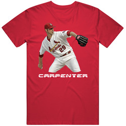 Chris Carpenter St Louis Mens Cotton Tee T Shirt