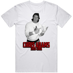 Chris Adams Wrestling Memorial Fan Mens Cotton Tee T Shirt