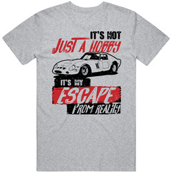 1962 1964 Ferrari 250 Gto It's Not A Hobby Escape Reality Car Worn Look Mens Cotton Tee T Shirt