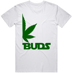 Cool Funny Best Buds (right) Pot Marijuana Weed Cannabis Mens Cotton Tee T Shirt