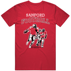 Sanford Football Local Sports League Mens Cotton Tee T Shirt