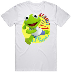 Muppet Babies Super Kermit Kids Tv Show Mens Cotton Tee T Shirt