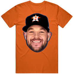Chas Mccormick Big Head Orange Mens Cotton Tee T Shirt