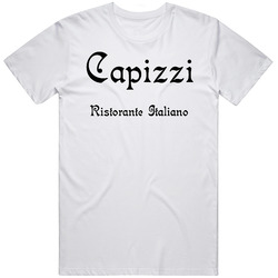 Capizzi Ristorante Italiano New York Italian Restaurant Food Lover Foodie Mens Cotton Tee T Shirt