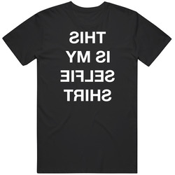 Funny This Is My Selfie Mens Cotton Tee T Shirt
