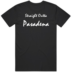 Pasadena Straight Outta Gangsta Pasadena Custom Mens Cotton Tee T Shirt