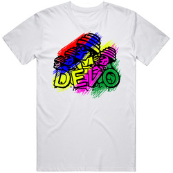 Devo 80s Music Retro Mens Cotton Tee T Shirt