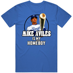 Mike Aviles Is My Homeboy Kansas City Mens Cotton Tee T Shirt