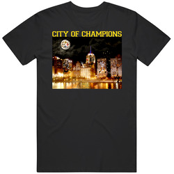 Pittsburgh City Of Champions Mens Cotton Tee T Shirt