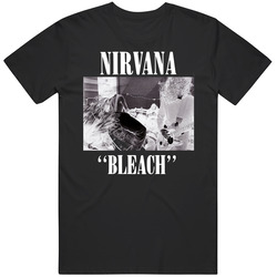 Hot Item 1989 Nirvana Bleach Album Vintage Tee Classic Cotton Mens Cotton Tee T Shirt