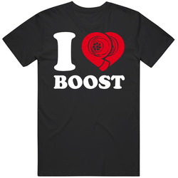 I Heart Boost Racing Mens Cotton Tee T Shirt