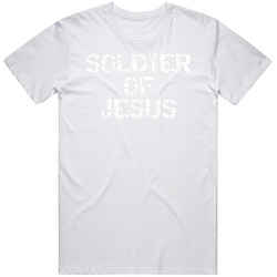 SOLDIER OF JESUS religion  (2).jpg Mens Cotton Tee T Shirt