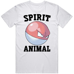 Voltorb Is My Spirit Animal Mens Cotton Tee T Shirt