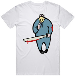 Jason Voorhees Cartoon Friday The 13th Mens Cotton Tee T Shirt