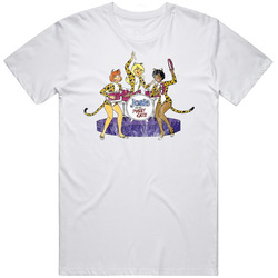 Josie And The Pussycats Band 70s Female Feline Cartoon Fan Worn Look Cool Mens Cotton Tee T Shirt