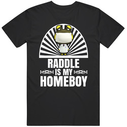 Raddle Is My Homeboy Animal Crossing New Horizons Character Video Game Fan Mens Cotton Tee T Shirt