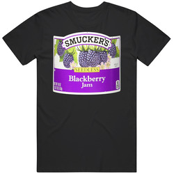 Smuckers Seedless Blackberry Jam Cool Halloween Costume Mens Cotton Tee T Shirt