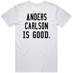 Anders Carlson Is Good Cool Name Mens Cotton Tee T Shirt