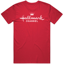 Hallmark Channel Logo Movies Jimmy Kimmel Christmas Mashup Fan Vintage Tee Unisex Red Mens Soft Cotton Tee T Shirt