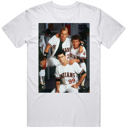 Major League Team Picture Retro Baseball Movie Mens Soft Cotton Tee T Shirt