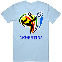 Argentina World Cup Mens Soft Cotton Tee T Shirt