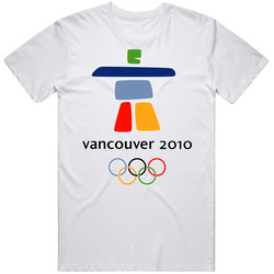 Vancouver Olympics Canada 2010 Mens Soft Cotton Tee T Shirt
