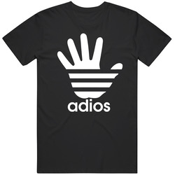 Adios Funny Logo Parody Cool Mens Soft Cotton Tee T Shirt