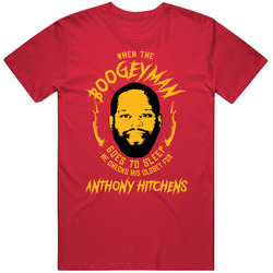 Boogeyman Checks For  Anthony Hitchens Kansas City Football Mens Soft Cotton Tee T Shirt