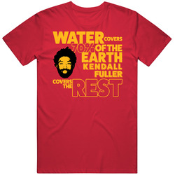 Water Covers 70 Percent Kendall Fuller Covers The Rest Kansas City Defense Football Mens Soft Cotton Tee T Shirt