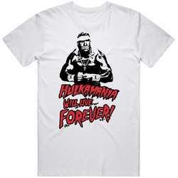 Hulk Hogan Hulkamania Mens Soft Cotton Tee T Shirt