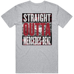 Atlanta Mercedes Benz Stadium Straight Outta Stadium Football Fan Mens Soft Cotton Tee T Shirt