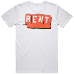Rent The Musical Logo Movie Mens Soft Cotton Tee T Shirt