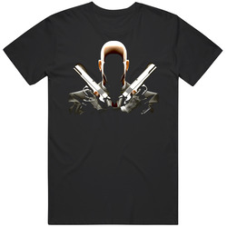 Cool Hitman Video Game Mens Soft Cotton Tee T Shirt