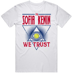 In Sofia Kenin We Trust United States Tennis Star Sports Fan Mens Soft Cotton Tee T Shirt
