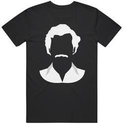 Pablo Escobar Face Silhouette Mens Soft Cotton Tee T Shirt