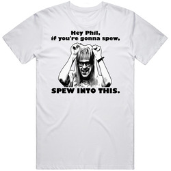 Waynes World Spew Movie Quote Mens Soft Cotton Tee T Shirt