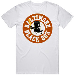 Negro League Baseball Baltimore Black Sox Mens Soft Cotton Tee T Shirt