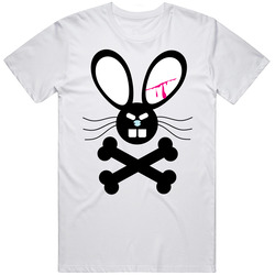 Evil Bunny Punk Rock Mens Soft Cotton Tee T Shirt