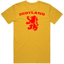 Scotland Country Lion Mens Soft Cotton Tee T Shirt