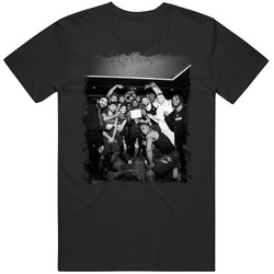 Donovan Spida Mitchell 71 Points Team Photo Black And White Distressed Mens Soft Cotton Tee T Shirt