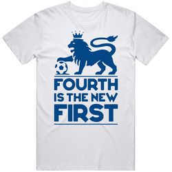 Fourth Is The New First Premiership Soccer Futbol Mens Soft Cotton Tee T Shirt