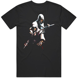 Assassins Creed Altair Ezio Video Game Mens Soft Cotton Tee T Shirt