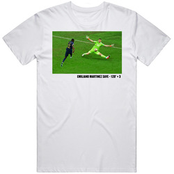 Emiliano Martinez Incredible Save Against France White Mens Soft Cotton Tee T Shirt