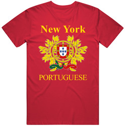 New York Portuguese Custom Mens Soft Cotton Tee T Shirt