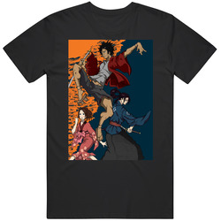 Samurai Champloo Anime Tv Show  Cool Fan Mens Soft Cotton Tee T Shirt