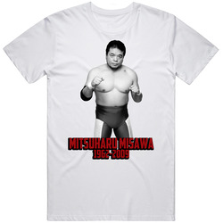 Mitsuharu Misawa Wrestling Memorial Fan Mens Soft Cotton Tee T Shirt