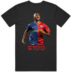 Samuel Eto'o Soccer Mens Soft Cotton Tee T Shirt