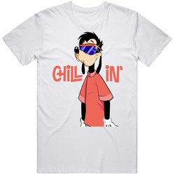 Max Pj Chillin Goof Troop 90s Kids Tv Show Cartoon Mens Soft Cotton Tee T Shirt